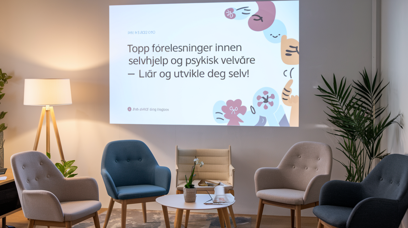 Topp forelesninger innen selvhjelp psykisk velvaere laer utvikle deg selv featured