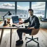 Norwegian creator building an online course with automated sales and email flows