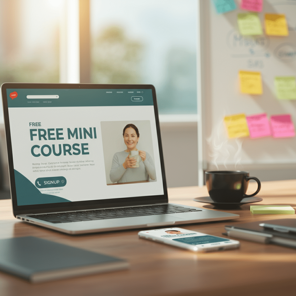 Fordelene tilby gratis minikurs bygg tillit fa flere kunder ok synlighet featured