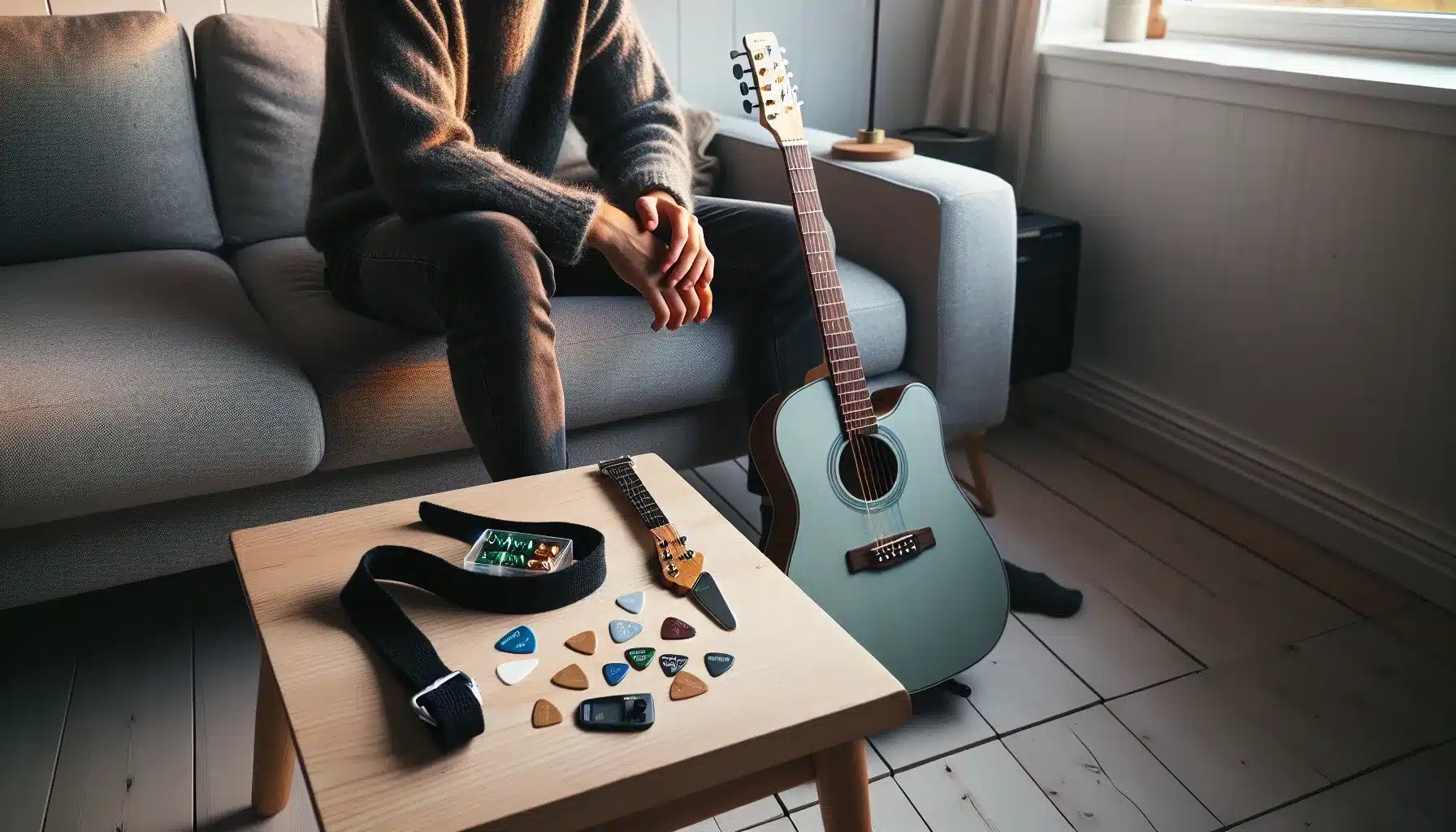 L&aelig;r &aring; spille gitar med nettkurs &ndash; steg for steg for nybegynnere &ndash; illustrasjon 1