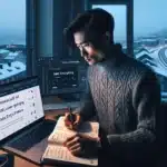 Norwegian professional studying online tech courses on ai cloud and cybersecurity