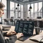 Norwegian professional viewing most in demand 2025 courses on a laptop in oslo